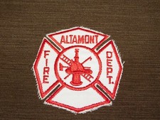 FIREMAN PATCH NEW ALTAMONT FIRE DEPT