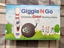 Inflatable Bowling Set for Kids Adults one Ball with Six Pin Outdoor Indoor