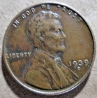 1939-D WHEAT, EXTREMELY FINE+ CONDITION, BROWN COLOR, CIRCULATED, NOT CLEANED