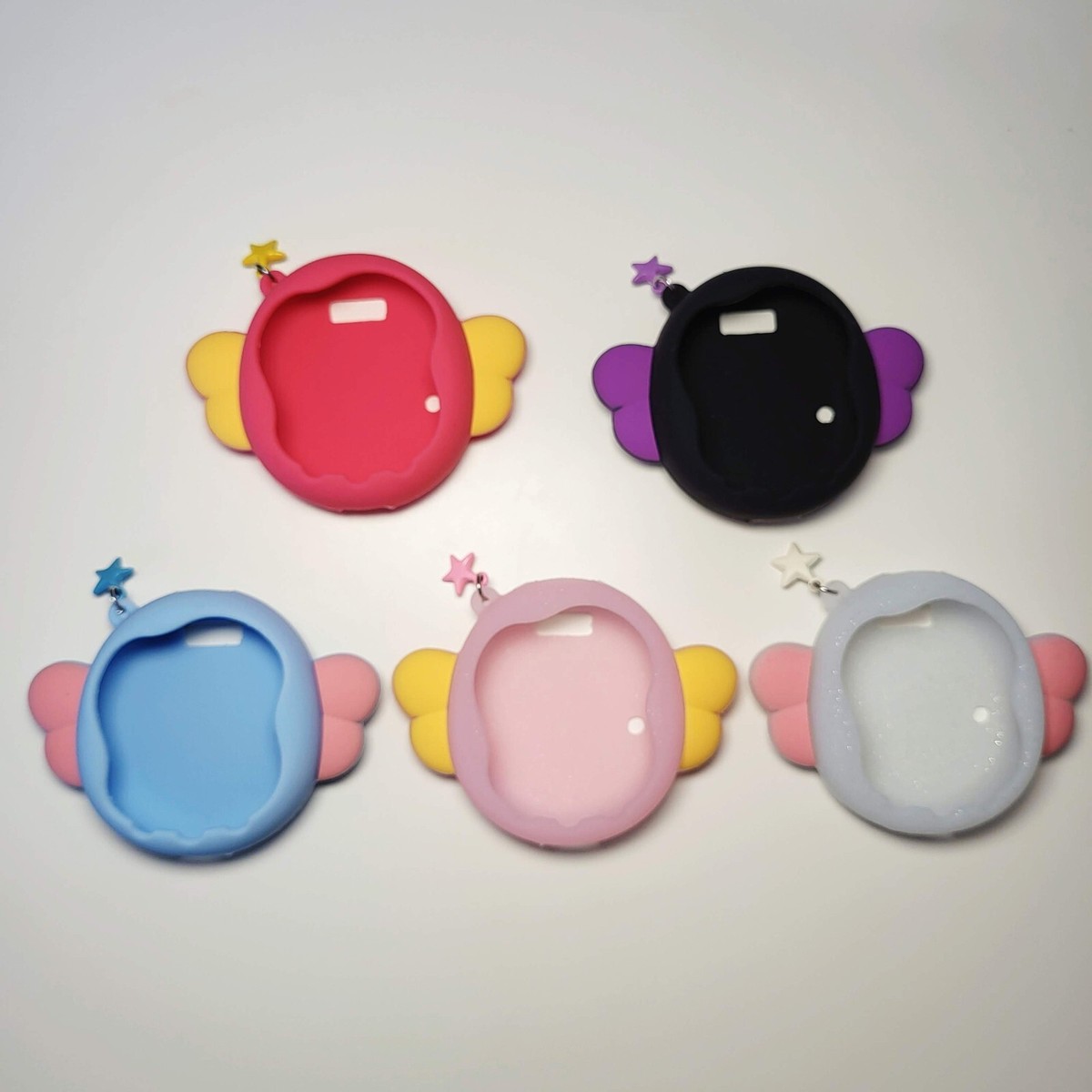 Tamagotchi Uni Angel & Devil Monster Case Fairy Wings Black/Blue