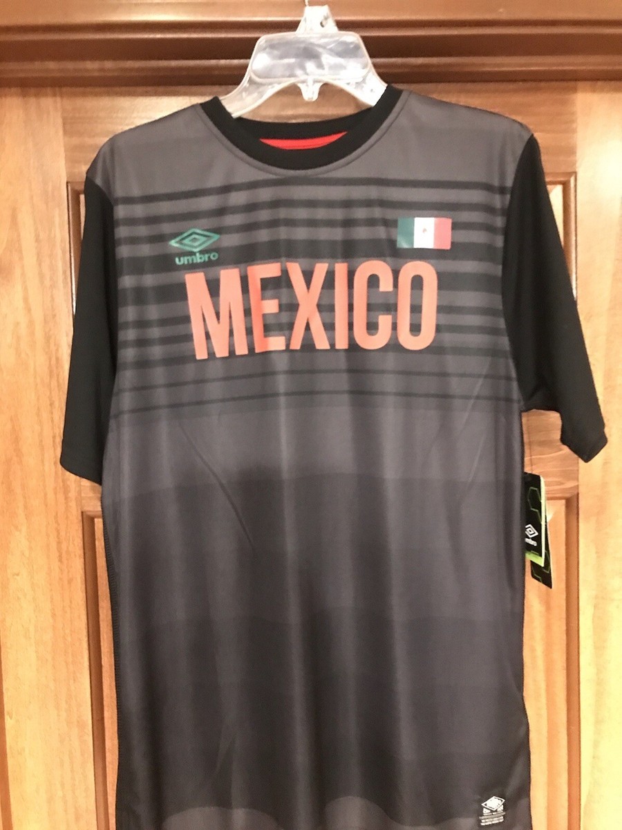 メキシコ Mexico サッカーユニフォーム umbro Umbro Mexico Futbol Soccer Jersey Shirt Black Mens Size
