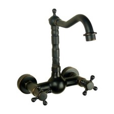 Black Oil Rubbed Brass Wall Mount Kitchen Bathroom Sink Faucet Mixer Tap 2hg014