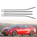 4x Window Moulding Weatherstrip Trim Seal Belt For Toyota Corolla 2014~2018 US