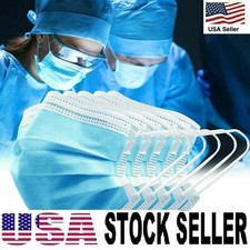 Protective Disposable Blue Face Mask 3Layers Medical C.E Approval FFP2 U.S Stock