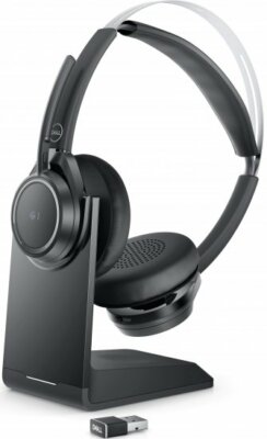 NEW Dell WL7022 Premier Wireless Bluetooth ANC Headset Charging