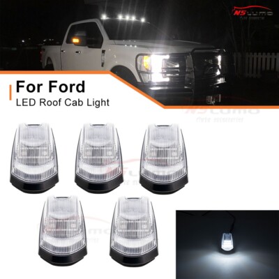 LED Roof Cab marker Lights kit For 2017-2022 Ford F250 F350 F450 F550 super duty