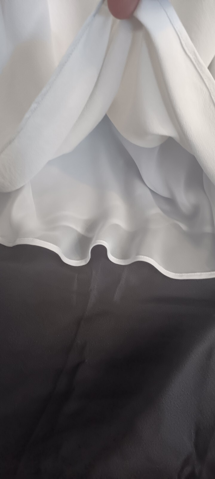 Lafayette 148 New York Women's Gray  Bias V-Neck Silk Tank Top Size M Lined 