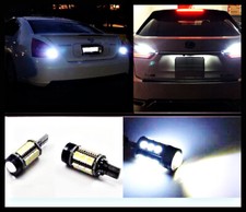 2x White Error Free Led Reverse Back Up Light Bulbs For Bmw E60 5s 2003-2010