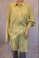 ★ Ulla Popken ★50+ 50/52 ~ Tolle Longbluse ~ Senf ~ Langarm ~ Bluse