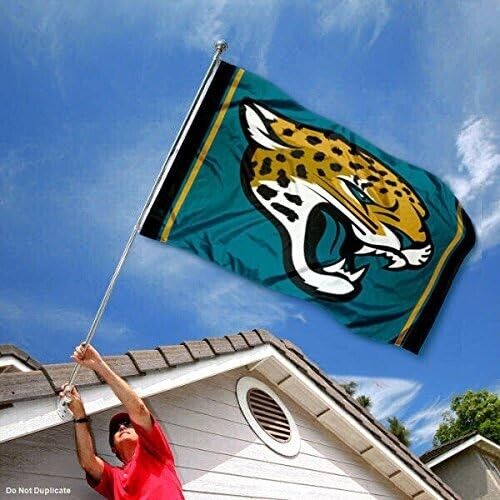 Jacksonville Jaguars 3x5 ft Flag Banner NFL Football Free Shipping - Picture 3 of 4