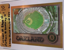 1993 Score Gold Rush Oakland Athletics Checklist Grade 10 Card #327