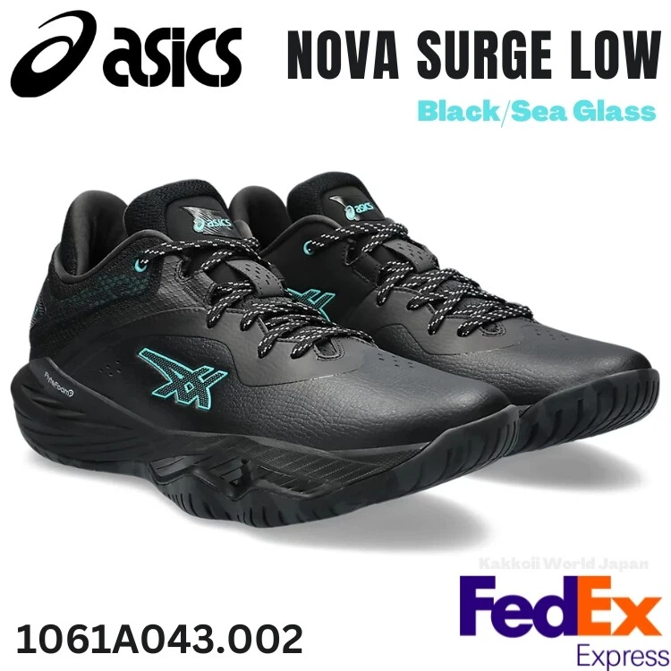 Asics Nova Surge Low Black Sea Glass for sale | eBay