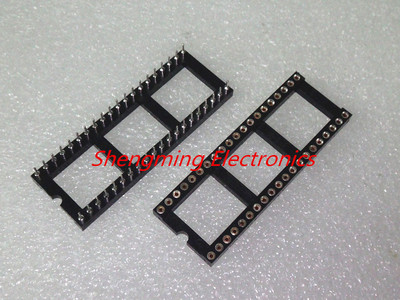 10pcs 40Pin DIP Round IC Sockets Adaptor Solder Type gold plated machined