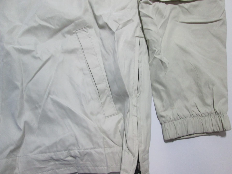 Izod Mens Size XL Anorak Jacket Beige Breathable Outerwear - Image 3 of 4