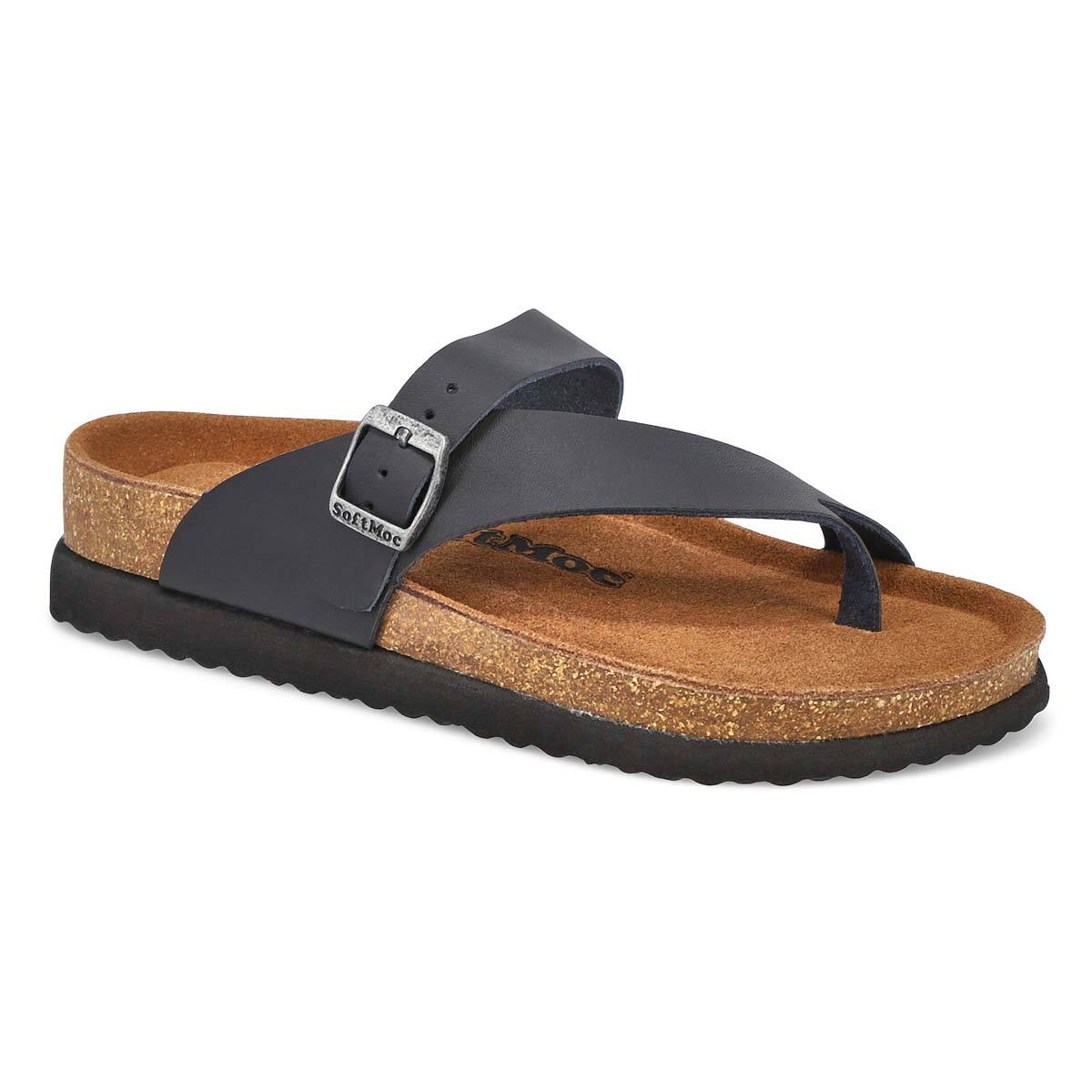 SoftMoc Women's Arwen Cork Footbed Toe Loop Sandal | eBay