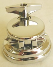 NEW 1 Chrome Round Top Floor Tom Leg Bracket Mounts for Floor Tom Drum Set Kit