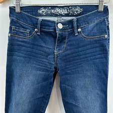 Express Jean Legging Womens 2r Blue Denim Stella Regular Fit Low Rise Stretch