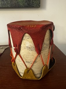 VTG Tom Tom Drum Cherokee Trading Post Oklahoma Native American Indian