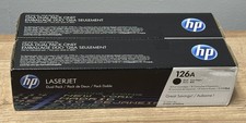 HP 126A Toner Original Black Cartridge CE310A - 2 Pack
