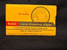 Kodak Lens Cleaning Paper Sheets Vintage Camera Optical Glass Care Made in USA