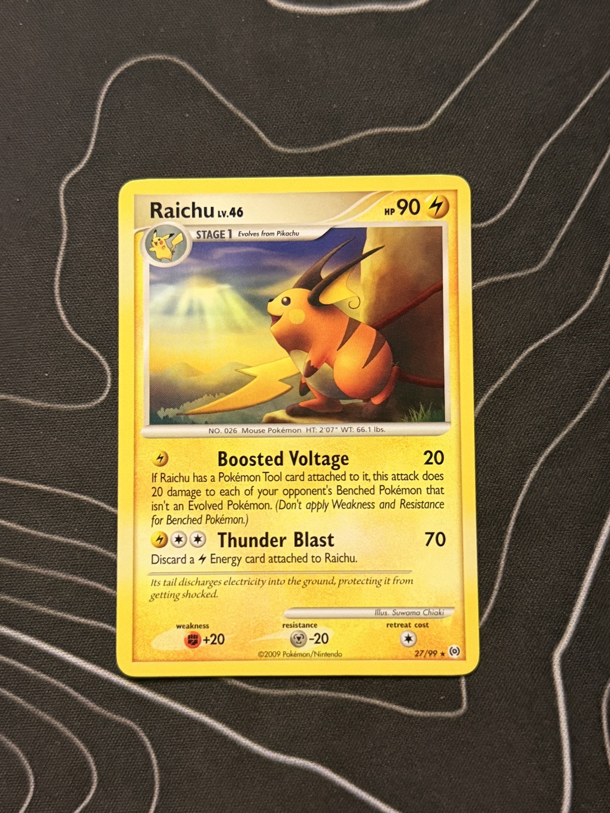 Pokemon TCG Raichu 27/99 Arceus Rare NEAR MINT