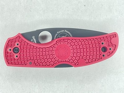 RARE Spyderco Native 5 Lightweight FRN Red Neversummer LC200N Combo C41NSSRD5