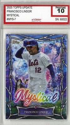 topps メモリアルカード　16/25 2025 Topps Update Series - Mystical Francisco Lindor #MYS-7 for