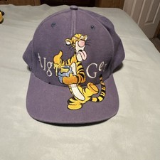 Disney Tigger Purple Adjustable Adult Hat Unisex Winnie the Pooh Embroidered