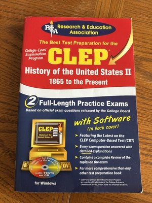 Vintage 2004 The Best Test Preparation For The Clep History USA Paperback Book