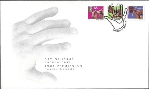 CANADA 2002 TRADITIONAL TRADES DEFINITIVES COILS #1928-30 FIRST DAY COVER ! M298