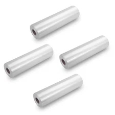 12" x 16" Clear Plastic Produce Bag Food Storage bag,350 bags one Roll (4 Rolls)