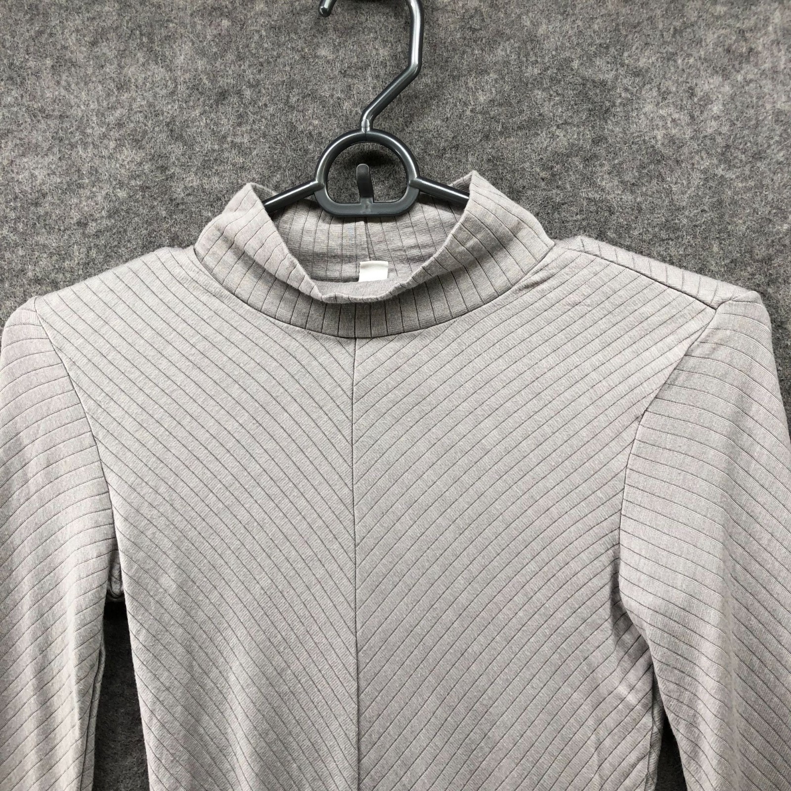 Uniqlo Alexander Wang Heattech Extra Warm Bodysuit Womens XS Mock Neck Gray