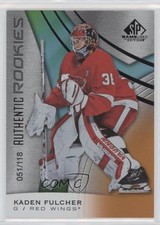 2019 SP Game Used Authentic Rookies Orange Rainbow 51/118 Kaden Fulcher #165 xf4