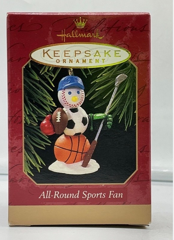 Hallmark  All-Round Sports Fan Keepsake Ornament 1997