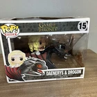 Funko POP Rides Game of Thrones Daenerys and Drogon Set 15