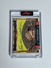 Travis Jackson 2025 Leaf Seasons In The Sun Auto /30 Cut Signature Seasons
