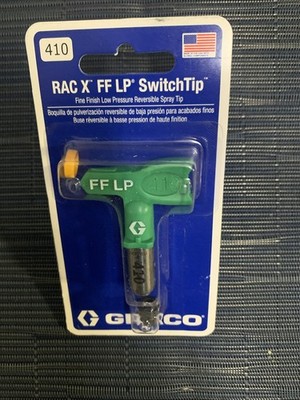 GRACO RAC X FFLP SwitchTip 410 Fine Finish Low Pressure Reversible Spray Tip
