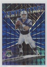 2021 Panini Mosaic Center Stage Blue Prizm 34/99 Peyton Manning #CS24 HOF 1d0h