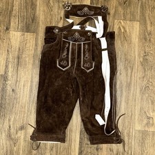 Brown suede Lederhosen4u Size 52