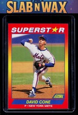 1992 Score 100 Superstars David Cone #16 New York Mets