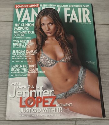 Vanity Fair Magazine - June 2001 - Cover: Jennifer Lopez