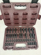 Matco Tools SAP486V 1/4" Drive 48-Piece SAE & MM Shallow & Deep Impact Sockets