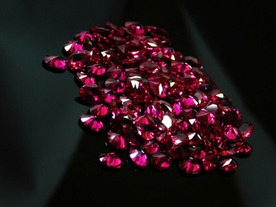 CERTIFIED Mogok Oval Cut 7 x 5 mm Lot 20 PCS Natural Red Ruby Loose Gemstone