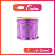 Mandala Crafts 18 Gauge Anodized Aluminum Craft Wire for Jewelry Making - 100 FT