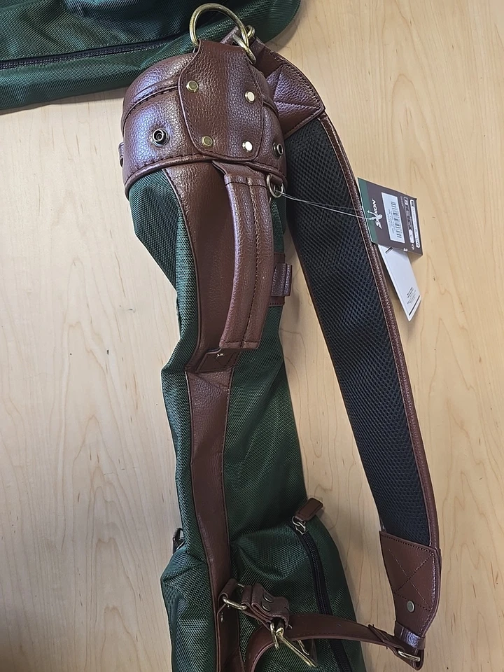 Bolsa de domingo Srixon Golf Masters 2025 edición limitada verde/marrón Foto 3 de 4