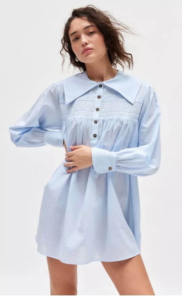 kimchi blue pretty as a portrait long sleeve mini dress Kimchi Blue Frankie Lace Long Sleeve Mini Dress