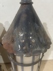 Vintage Pair Witches Hat Tudor Gothic Lantern Style Porch Light Fixture -RESTORE — photo 6