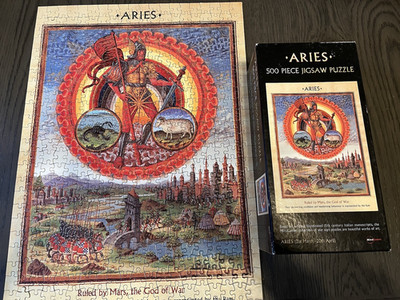 MIND GAMES 500 TEILE PUZZLE HOROSKOP ARIES KOMPLETT