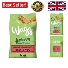 Active Goodness Beef & Veg Dry Dog Food 12kg - Ideal for Active Working Breeds 1.58 per kilo