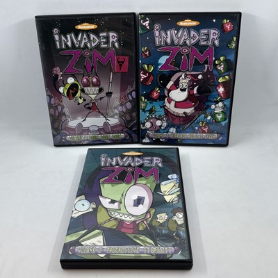 Invader Zim: Volume 1-3 DVD Missing 1 Disc Nickelodeon READ Oop